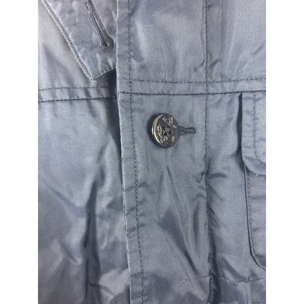 Tommy Hilfiger Vintage Navy Field Jacket Plaid Lined Men’s‎ Medium